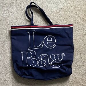 Vintage Le Bag Navy Blue Tote